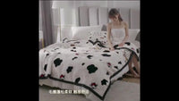Selimut Bulu Halus Dewasa 150x200 cm Polyester Lembut Motif Stylish
