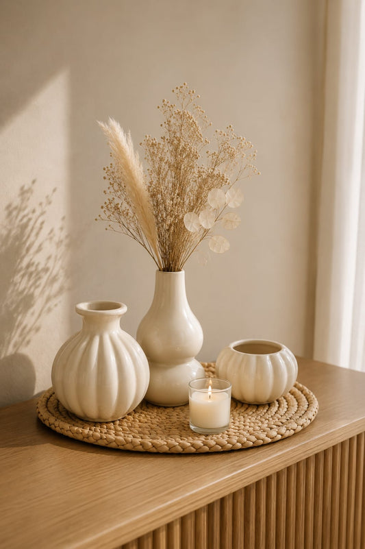 Aurelia Vase Set 3 pieces Ceramic Vase Collection