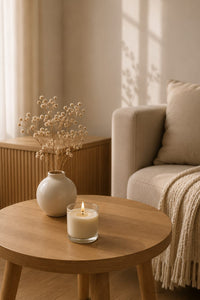 Minimalist Glass Candle