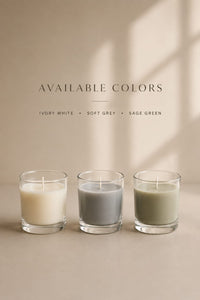Minimalist Glass Candle