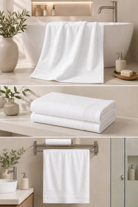 Handuk Mandi Hotel Premium 70x140 cm Katun 100% Lembut Daya Serap Tinggi