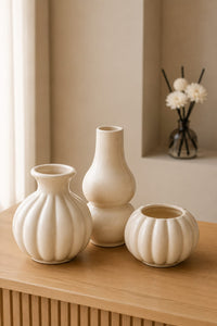 Aurelia Vase Set 3 pieces Ceramic Vase Collection