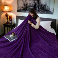 Selimut Bulu Halus Dewasa 150x200 cm Polyester Lembut Motif Stylish