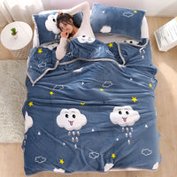 Selimut Dewasa Bulu Halus 150x200 cm Polos Elegan