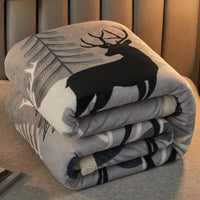 Selimut Bulu Halus Dewasa 150x200 cm Polyester Lembut Stylish