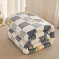 Selimut Bulu Halus Dewasa 150x200 cm Polyester Lembut Motif Stylish