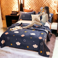 Selimut Dewasa Bulu Halus 150x200 cm Polos Elegan