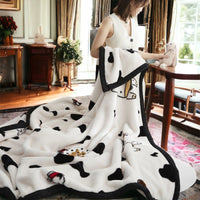 Selimut Bulu Halus Dewasa 150x200 cm Polyester Lembut Motif Stylish