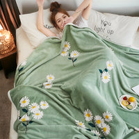 Selimut Bulu Halus Dewasa 180x200 cm Polyester Lembut Motif Stylish