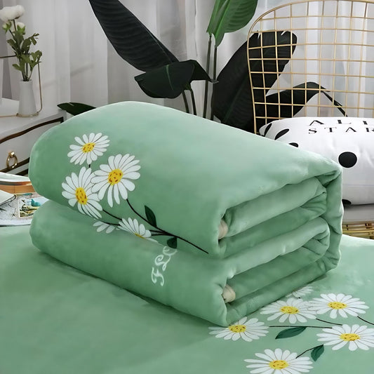 Selimut Bulu Halus King 180x200 cm Polyester Motif Dewasa Elegan