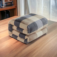 Selimut Dewasa Bulu Halus 140x200 cm Polyester Lembut Stylish