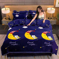 Selimut Bulu Halus Dewasa 150x200 cm Polyester Lembut Motif Stylish