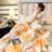 Selimut Bulu Halus King 180x200 cm Polyester Motif Dewasa Elegan