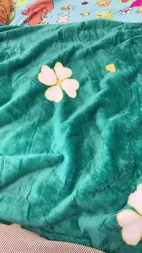 Selimut Bulu Halus Jumbo 200x230 cm Polyester Lembut Tebal Motif Dewasa