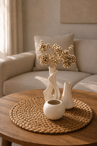 Elara 3-Piece Ceramic Vase Set